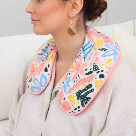 Floral Neck Heat Pillow