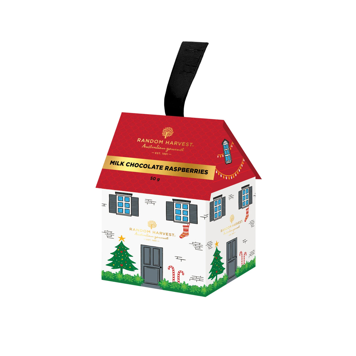 Christmas House Chocolate Raspberries