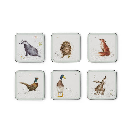 Woodland Animals Coasters 6pk