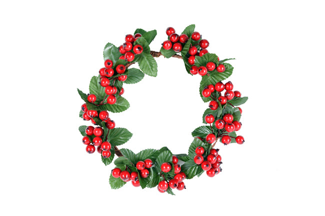 Berry Wreath w/Leaves