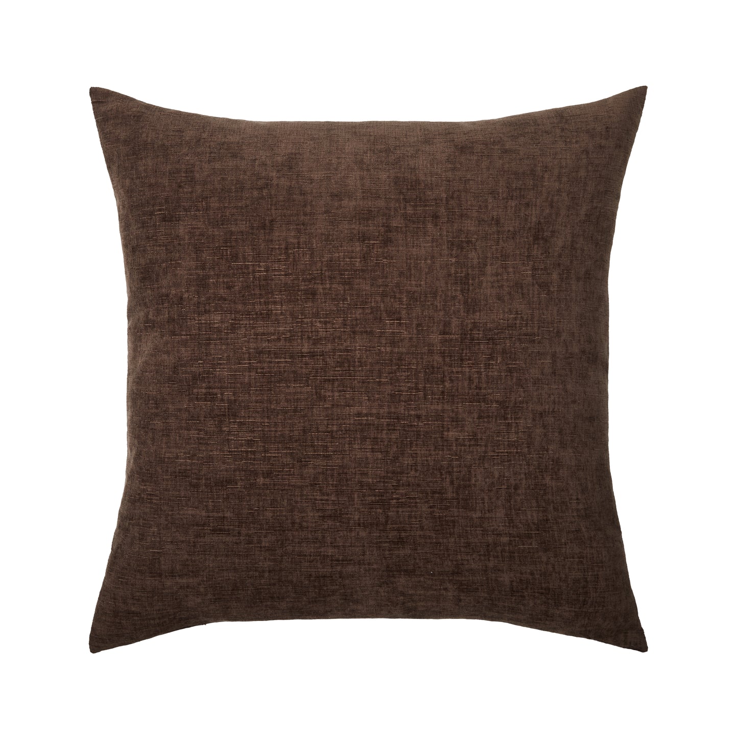 Bellanger Chenille Cushion | Dark Brown