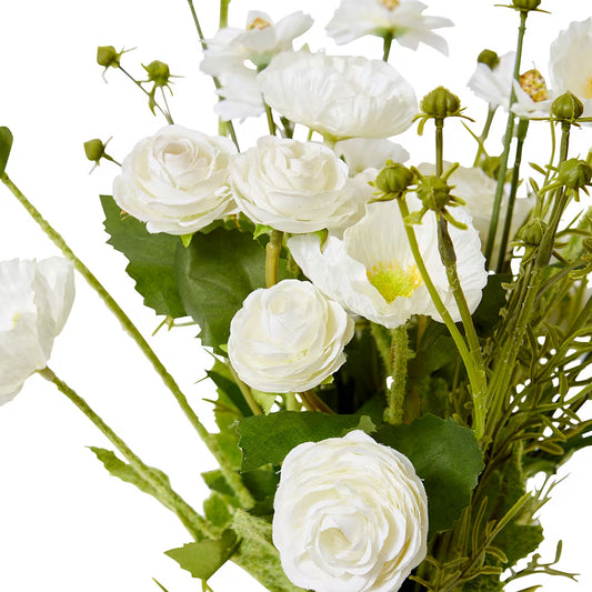 Poppy Ranunculus Bundle | White