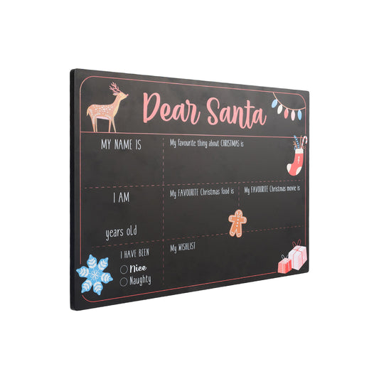 Dear Santa Christmas Chalkboard