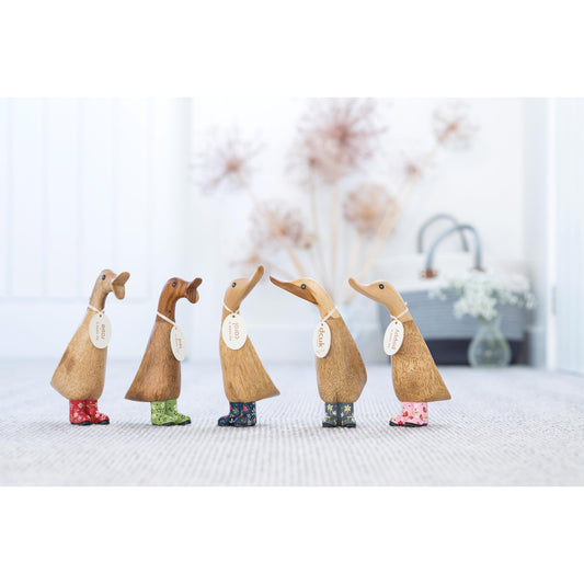 DCUK Natural Welly Duckling Flowers