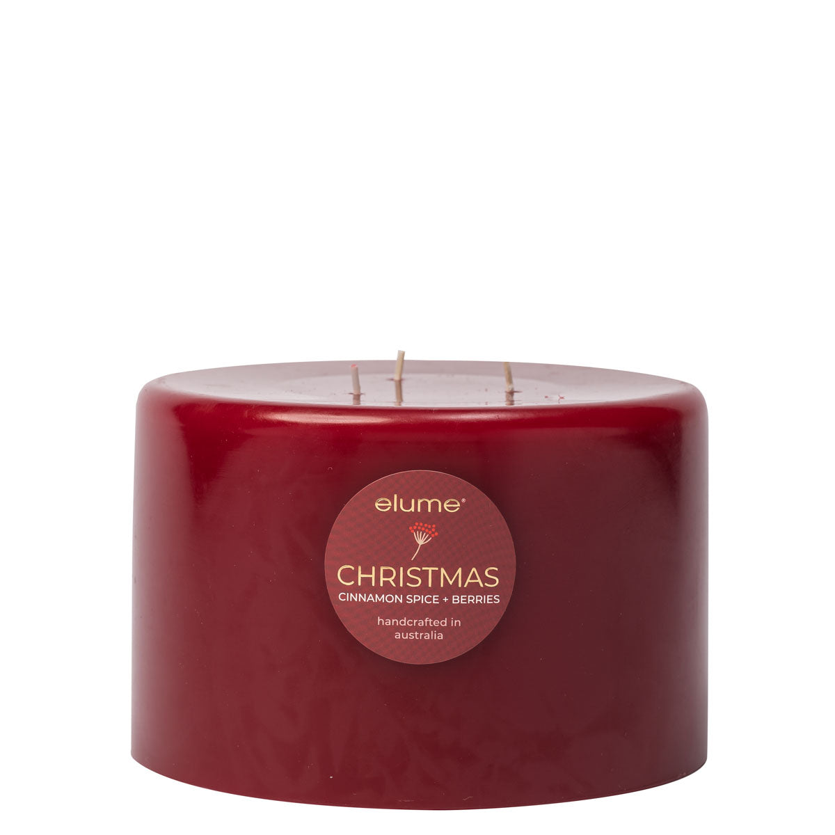 Christmas Cinnamon Pillar Candle