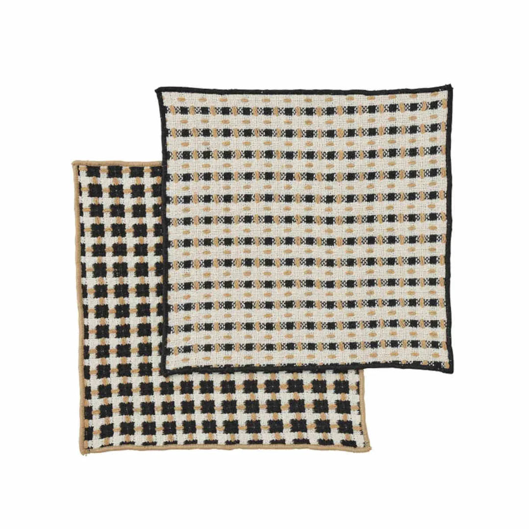 Kit Recycled Cotton Dishcloth | Black
