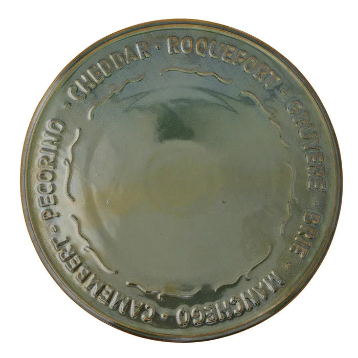 Loire Ceramic Cheese Platter | Olive