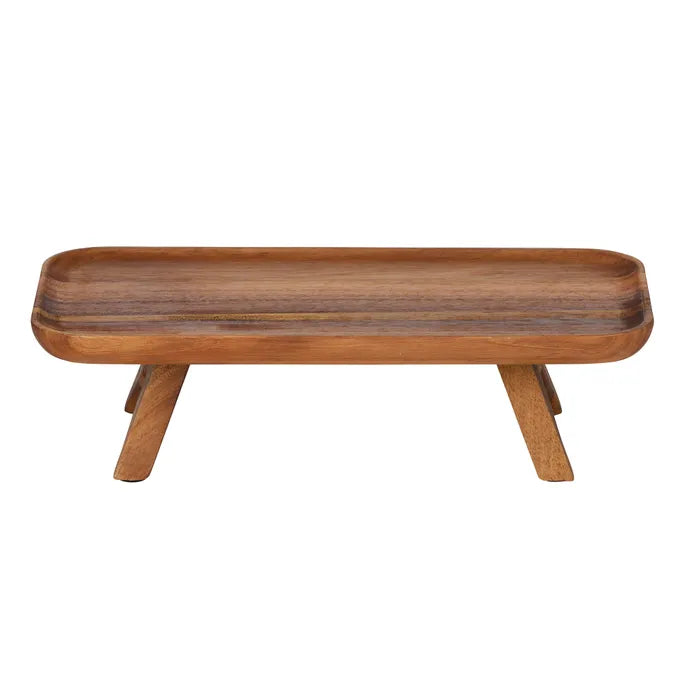 Gusto Wood Rectangular Stand