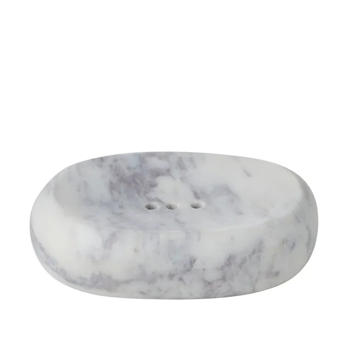 Pyke Marble Soap Dish | White