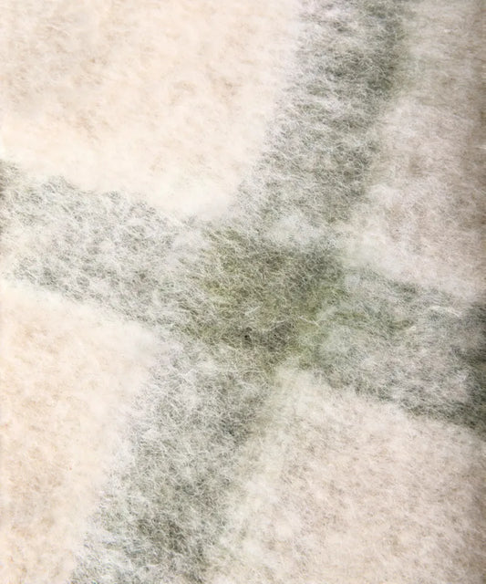 Juniper Check Green Throw