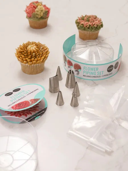 Mondo Flower Piping Set 10pce