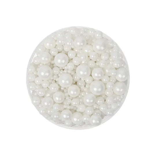 Over The Top Bling Sprinkles Medleys - Pearl White 65g