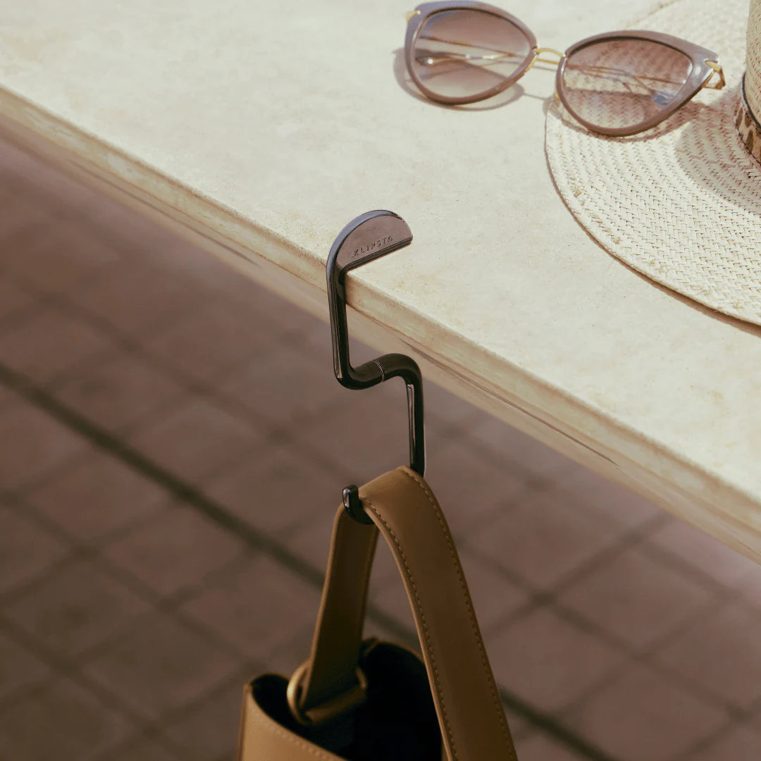 Klipsta Flip Bag Hook | Chrome Black