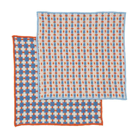Kit Recycled Cotton Dishcloth | Blue
