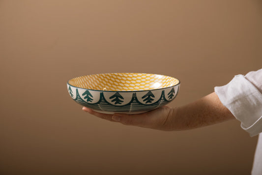 Mikasa Coupe Bowl | Green Leaf
