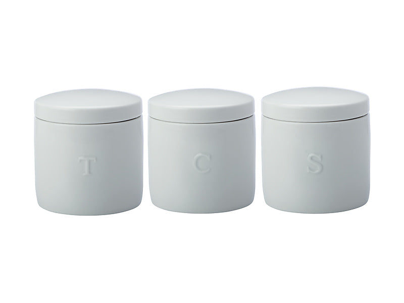 Epicurious Canister Set | White 500ml Set 3