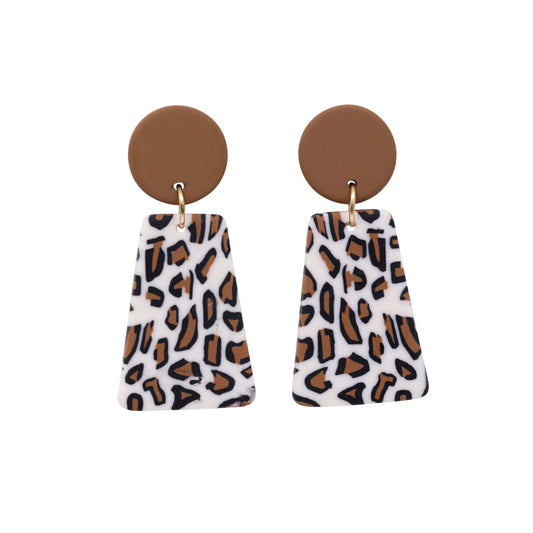 Kiki Earrings | Leopard Print