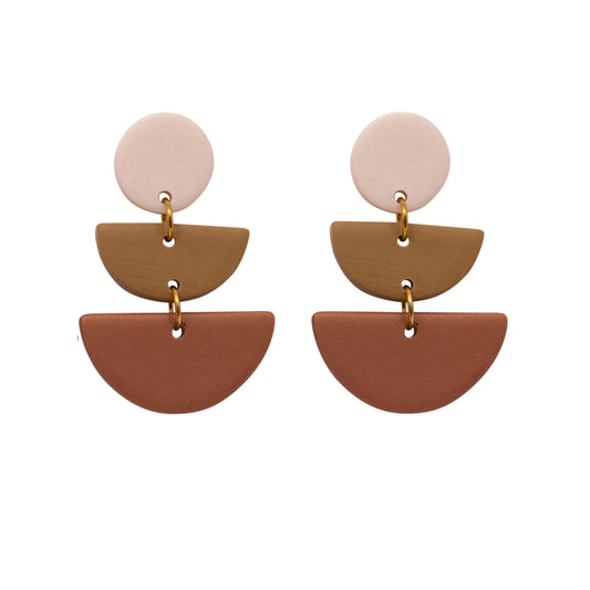 Kiki Earrings | Semi Circle