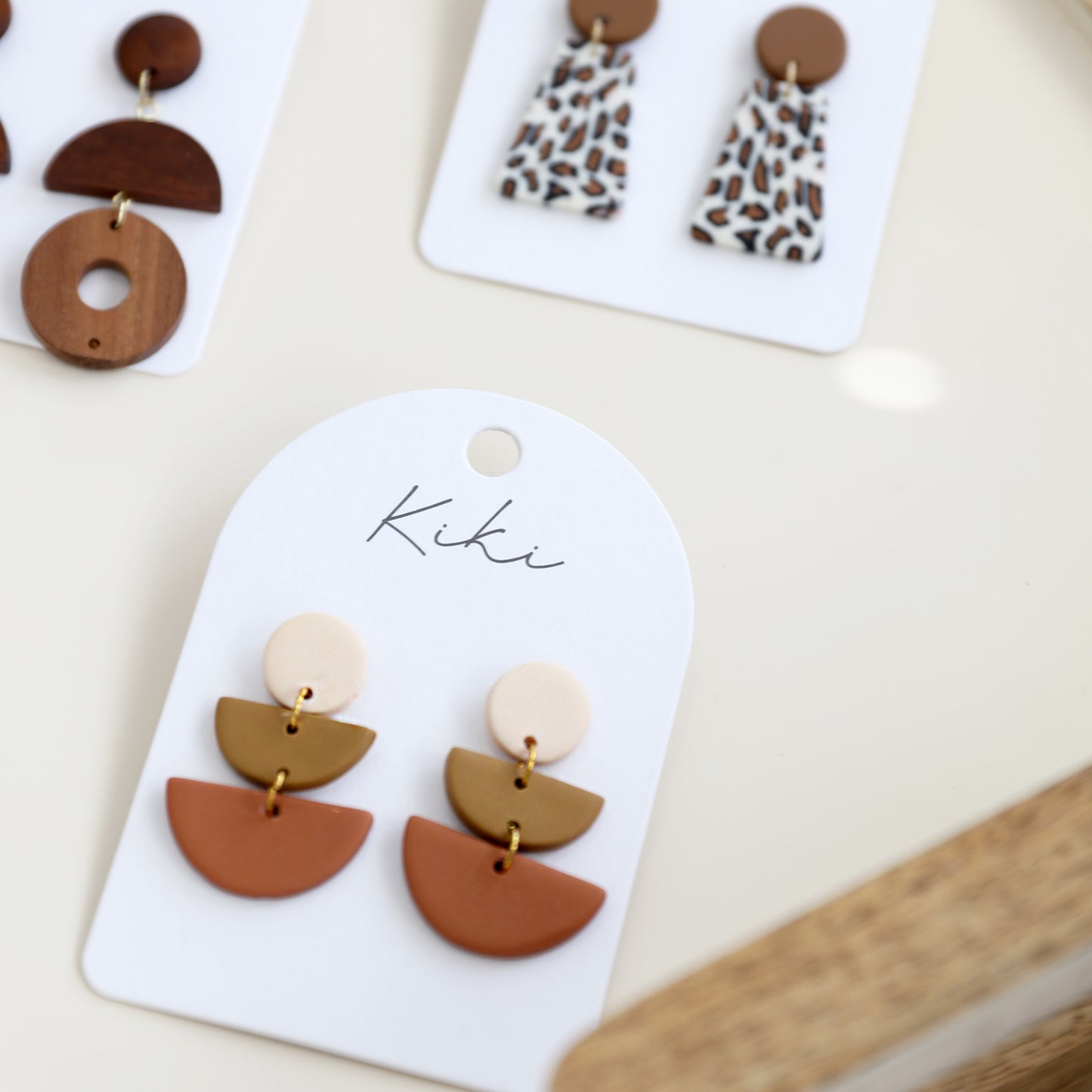 Kiki Earrings | Semi Circle
