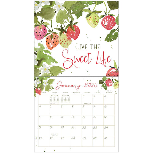 The Sweet Life 2026 Wall Calendar