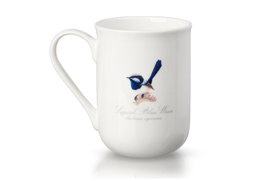 Bone China Mug | Blue Wren