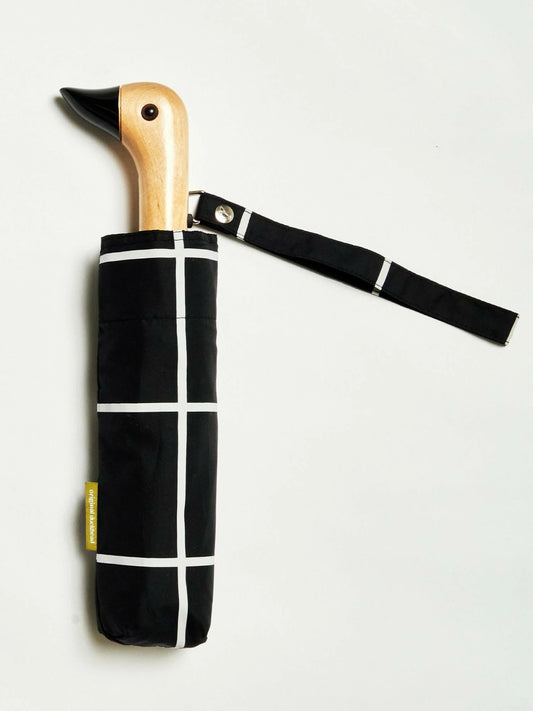Original Duckhead Umbrella | Black Grid
