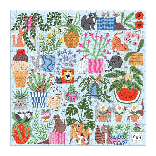 Galison Cats in the Houseplants 500pc
