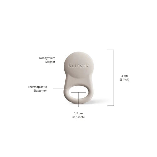 Klipsta Spex Clip | Stone