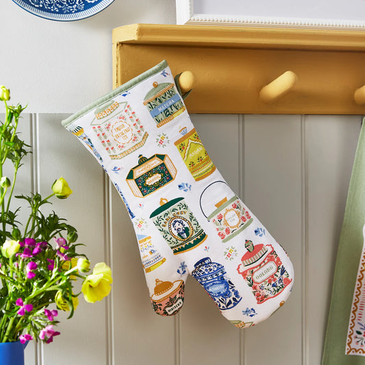 Tea Tins Oven Glove