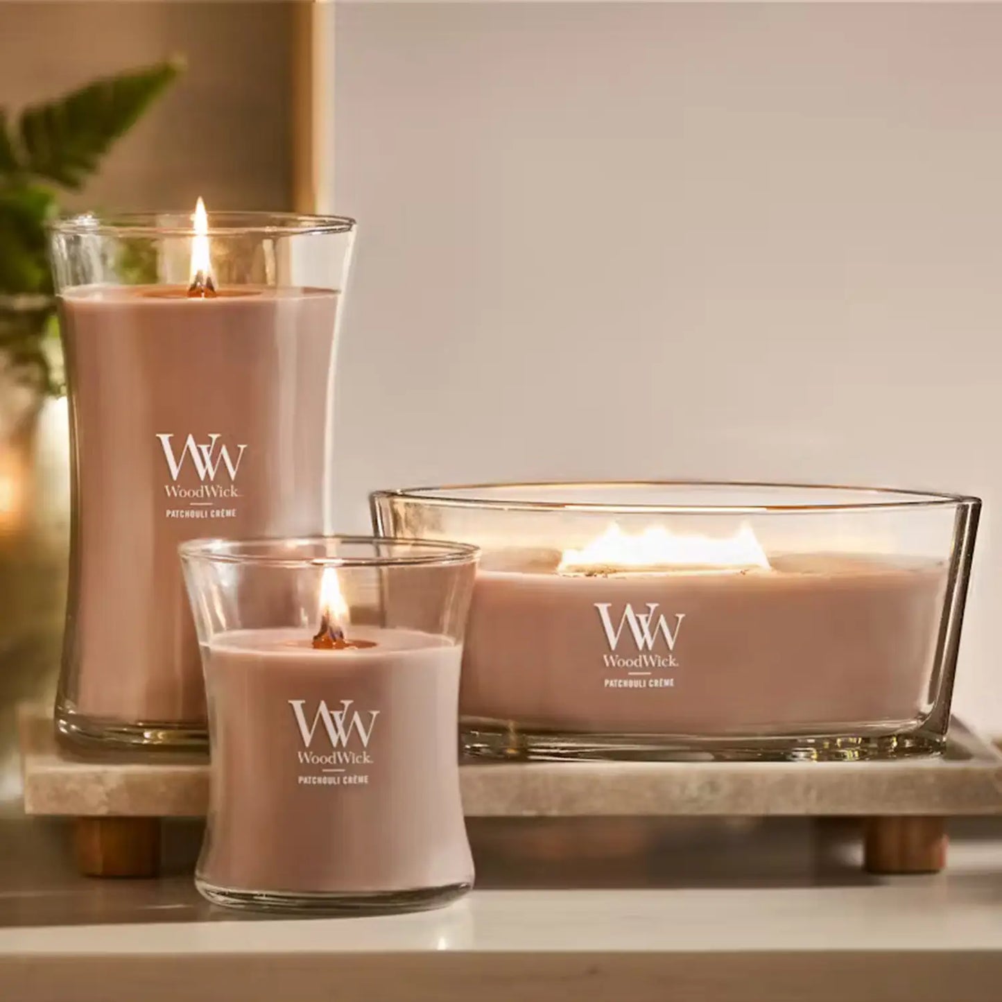 Patchouli Creme Ellipse Candle