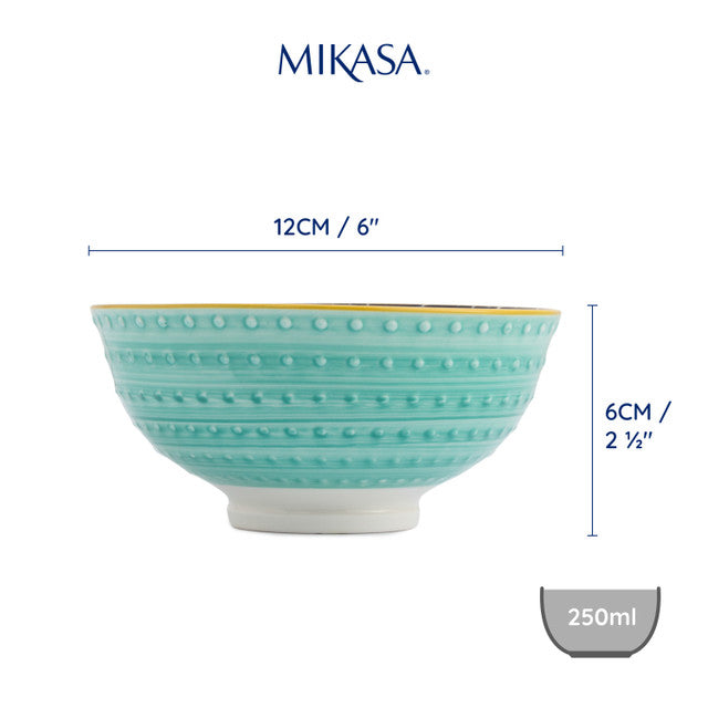 Mikasa Nibble Bowl | Indigo Chevron