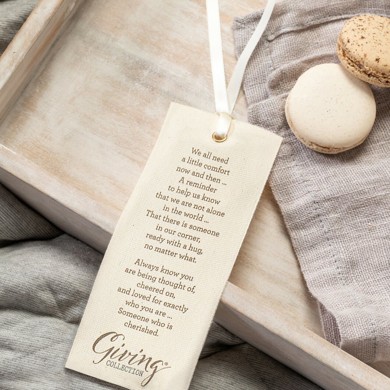 Demdaco Giving Weighted Throw Blanket | Pink