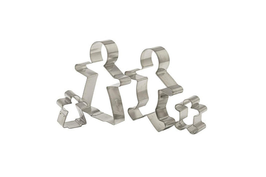 Gingerbread Family Cookie Cutters s/4