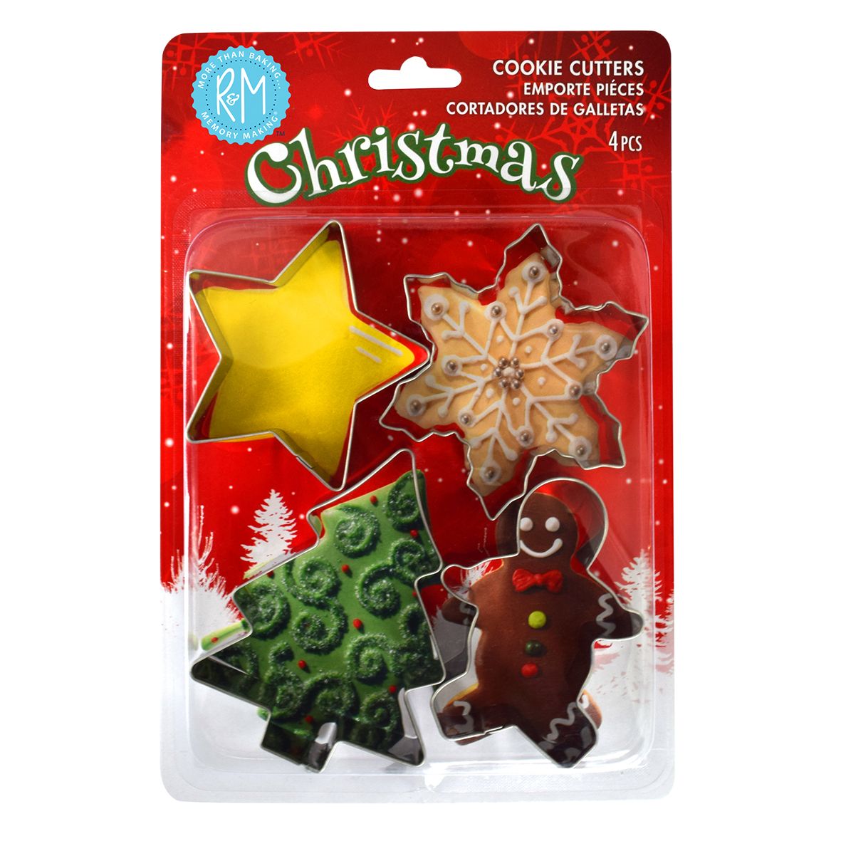 Christmas Cookie Cutter Set 4