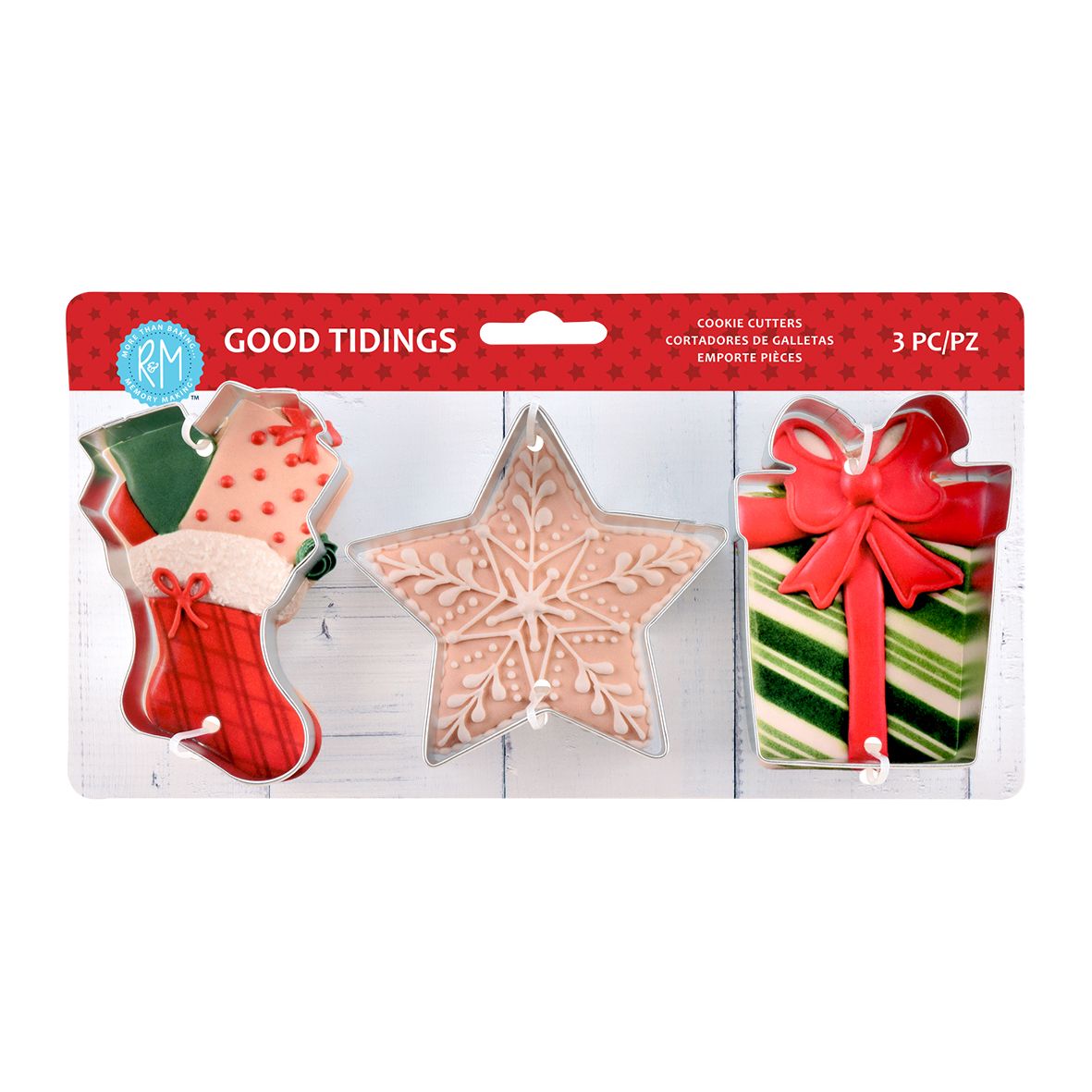 Good Tidings Cookie Cutter s/3
