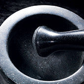 Black Granite Mortar & Pestle 140mm