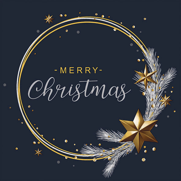 Luncheon Napkin Wishing Ring Black