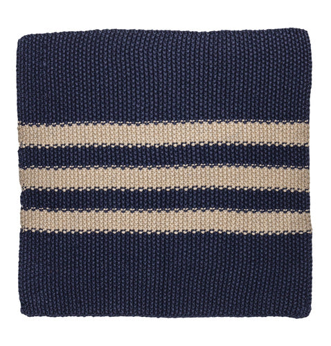 Eco Knitted Dishcloth s/3 Indigo