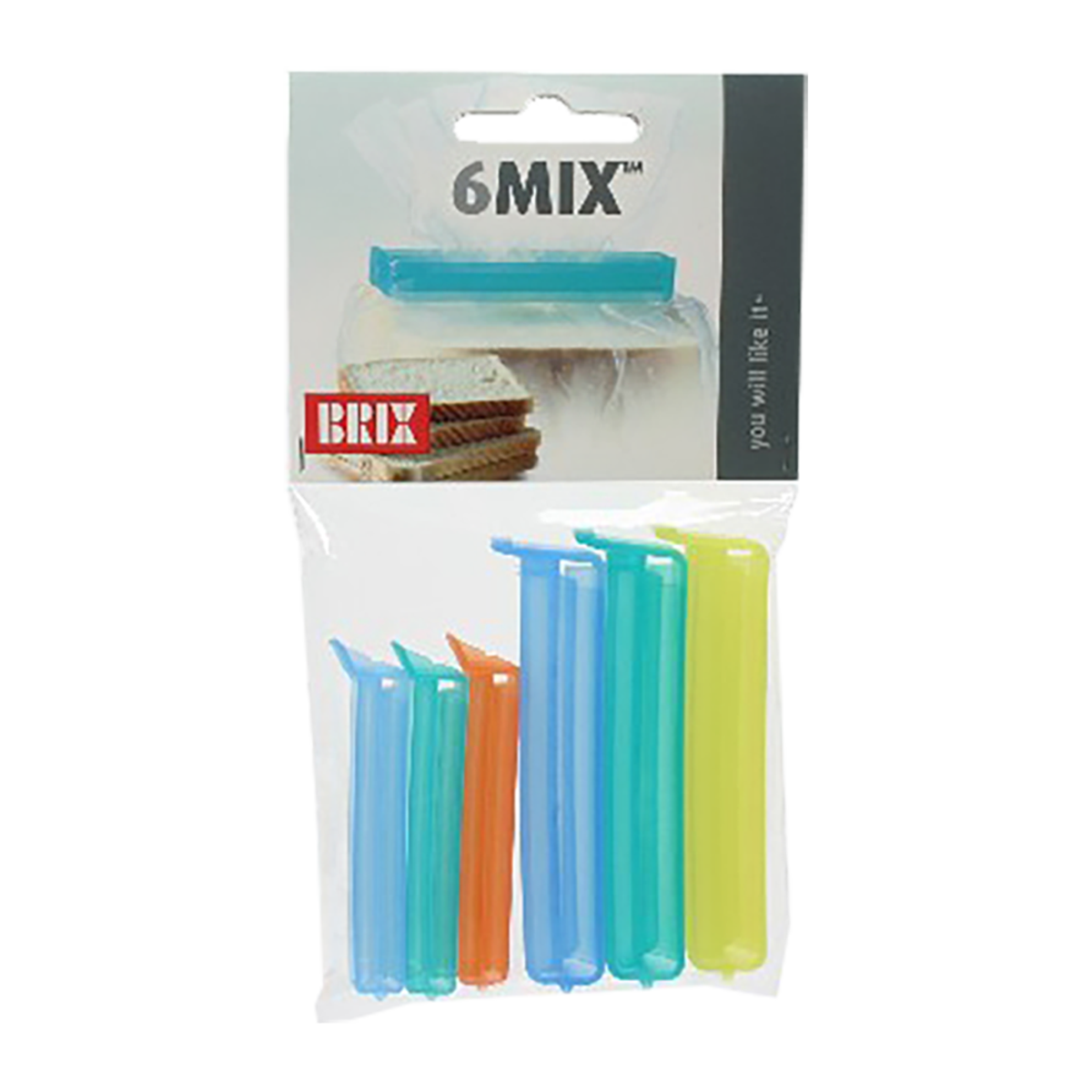 Mix Bag Closures Pack 6 Asst Colours