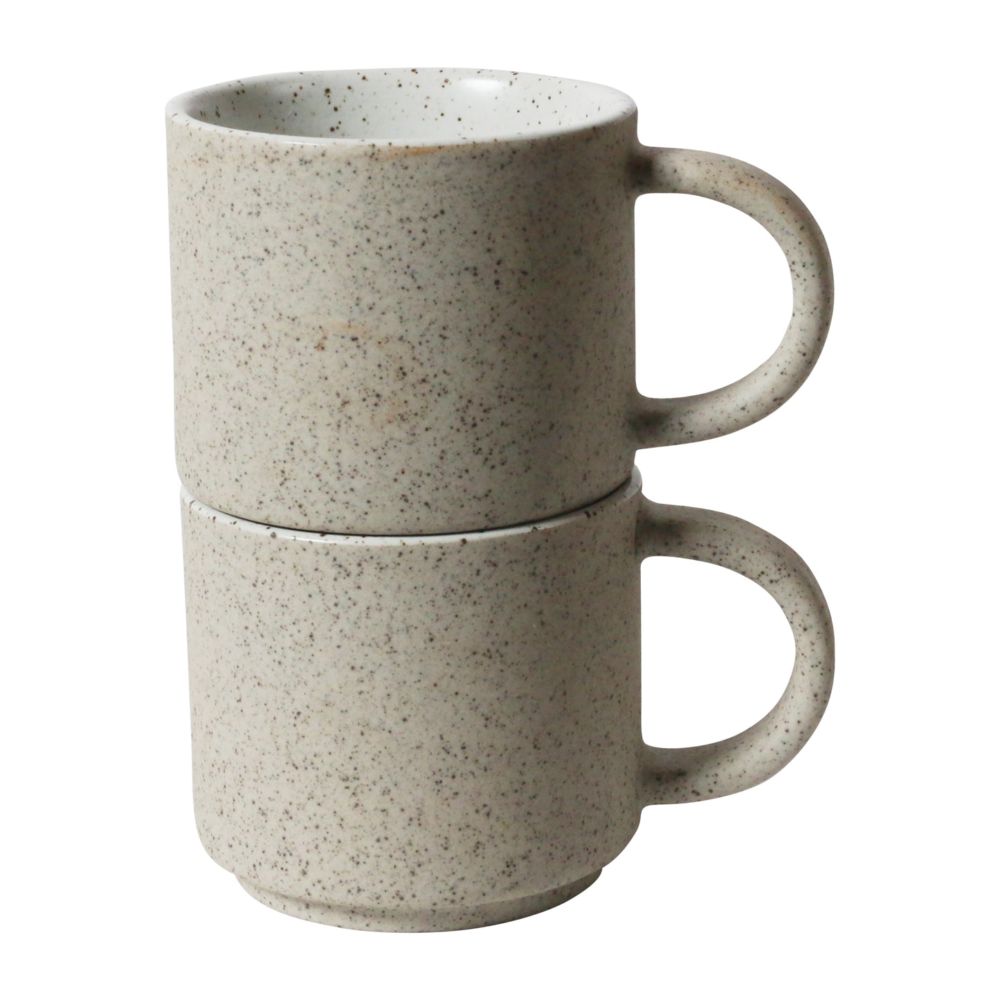 Espresso Cup Granite White 4pk