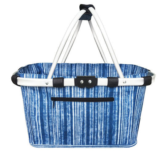 Carry Basket - Blue Stripes