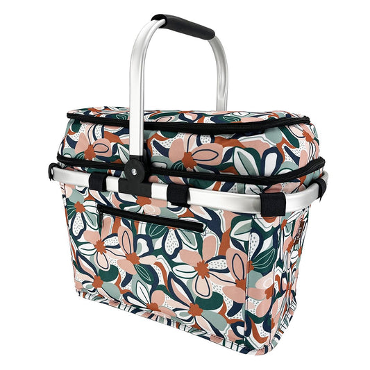 Insulated Picnic Basket - Desert Floral