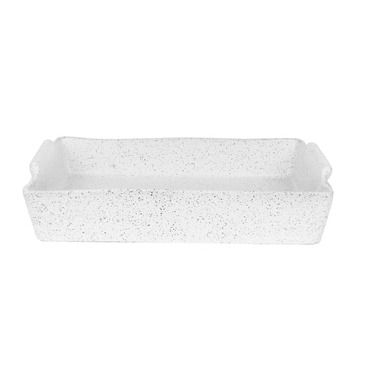 Rectangular Baking Dish Feast - White Granite