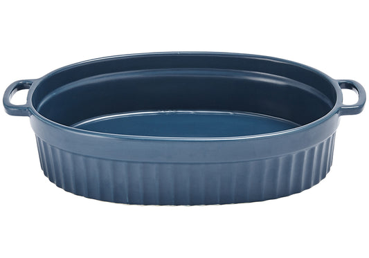 Oval Baking Dish Abode Asst Colours - 35.8x26.9x7.9cm