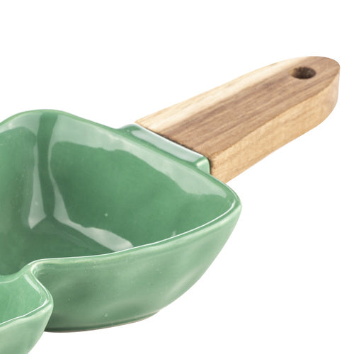 Jingle Christmas Serve Stick - Holly Green