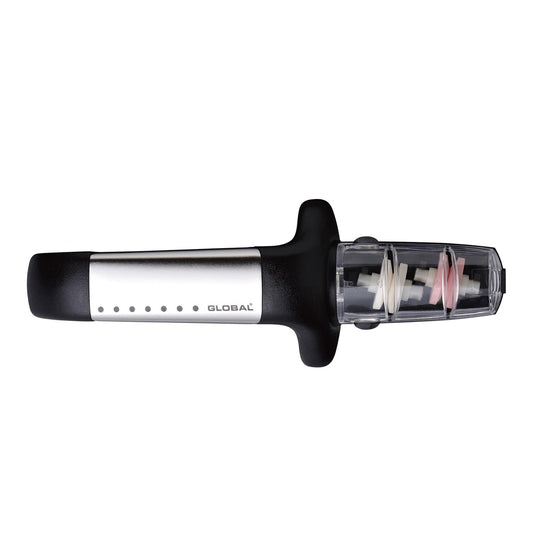 Global 2 Stage Ceramic Water Sharpener S/S