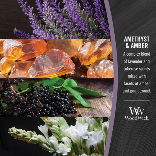 Amethyst & Amber Medium Candle