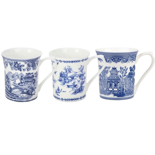 Queens Blue Story 3 Royale Mugs Asst