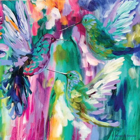 Lilli Rock Coaster - Birds and Blooms Collection by Amanda Brooks