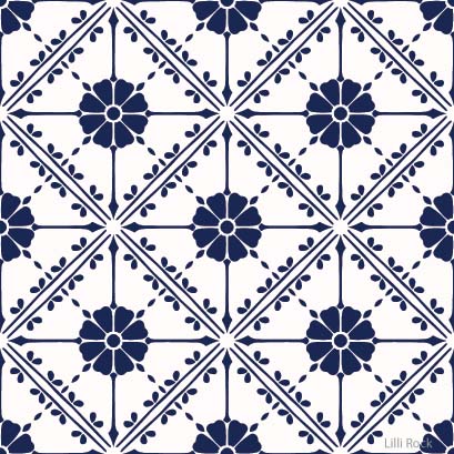 Lilli Rock Coaster - Iberian Blues